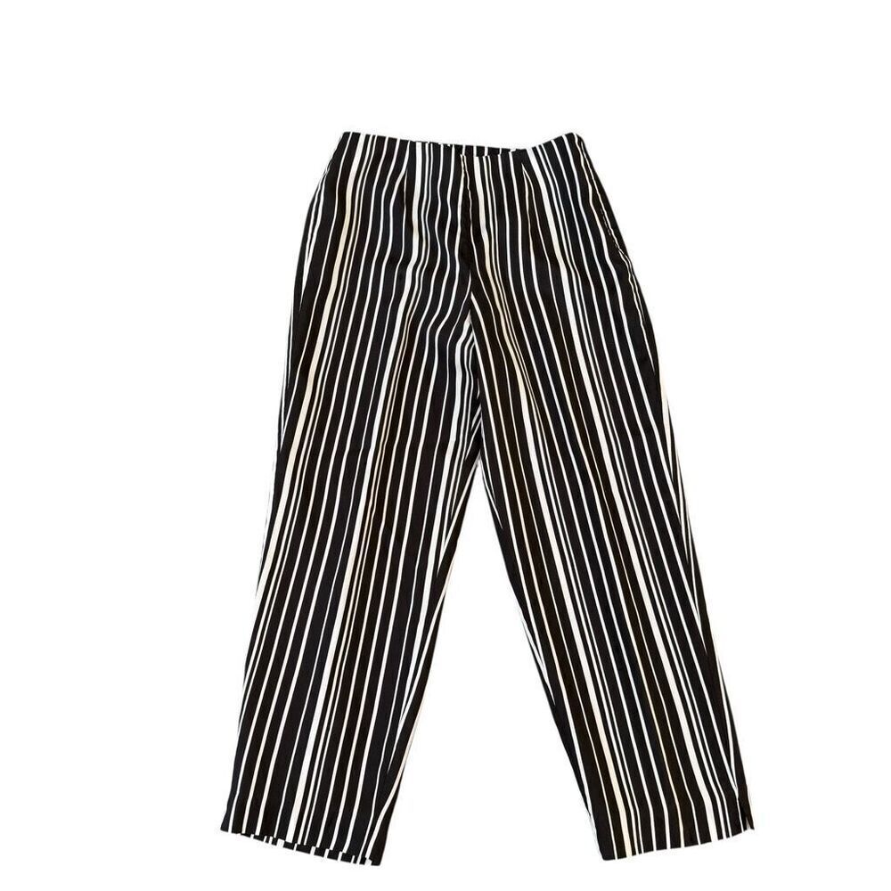 Sunny Leigh vintage 100% silk striped pants size 6